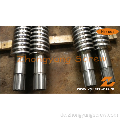 PVC-Profil konische Doppelschraube und Zylinder